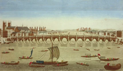 Vista del Puente de Westminster desde el Norte